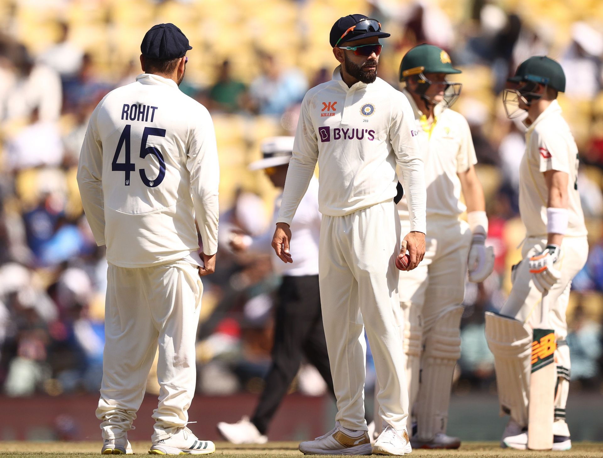 India v Australia - 1st Test: Day 1.