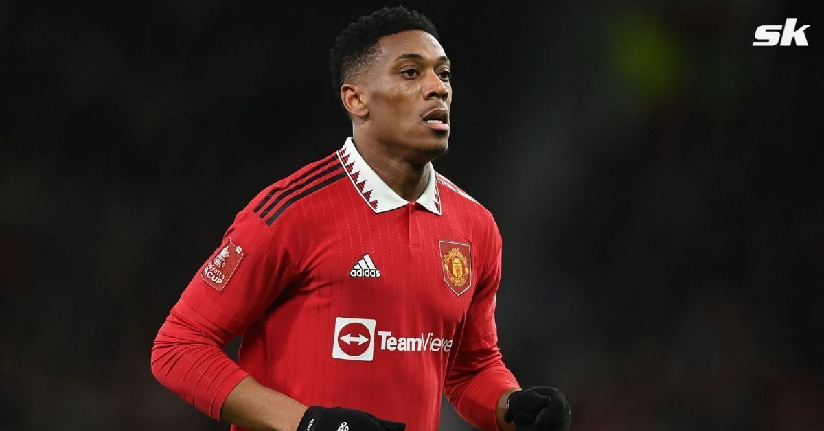 How many Manchester United stars have played more minutes than Antony Martial this season?