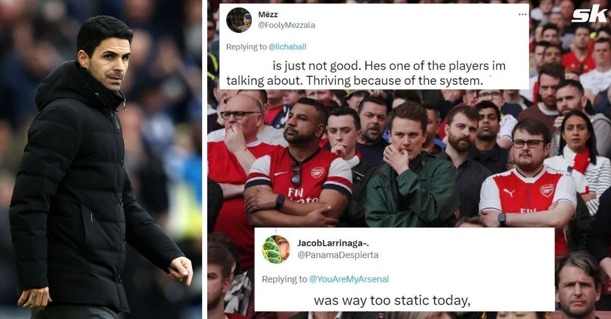 Fans claim Arsenal star is &lsquo;just not good&rsquo; after defeat to Everton