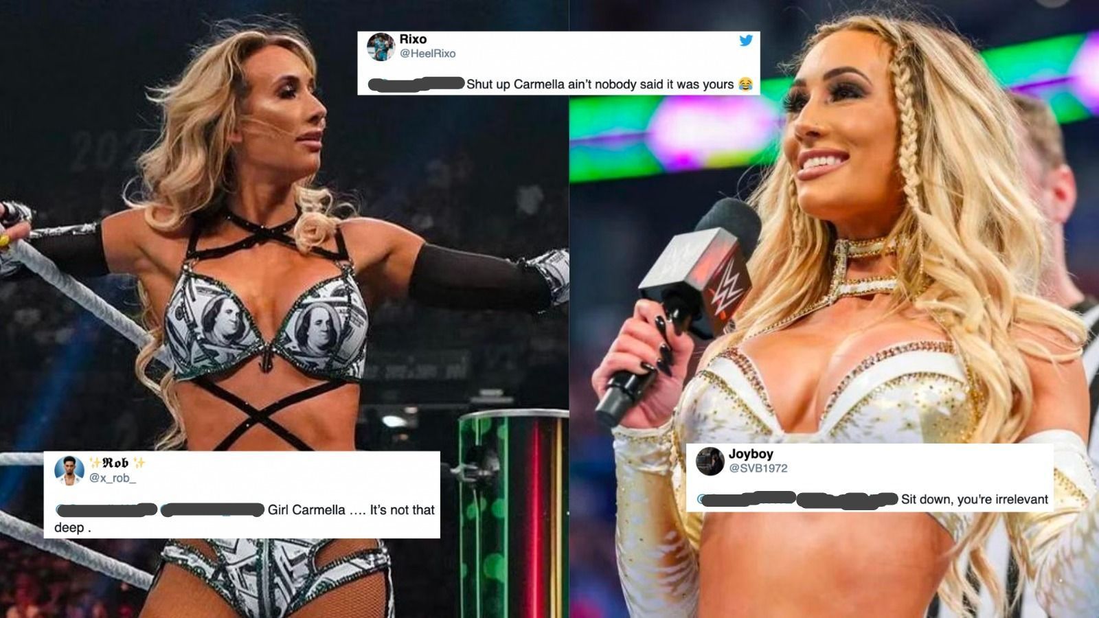 Carmella came under fire on social media