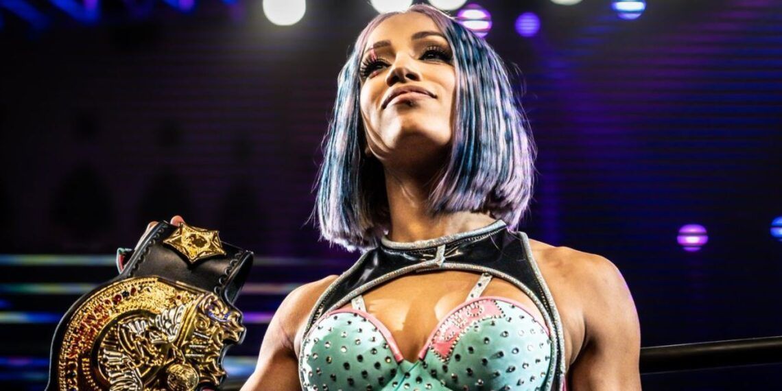 Mercedes Mon&eacute; won the IWGP Women