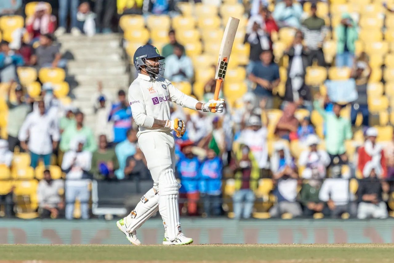 Ravindra Jadeja scored a crucial half-century on Day 2 of the Nagpur Test. [P/C: BCCI]