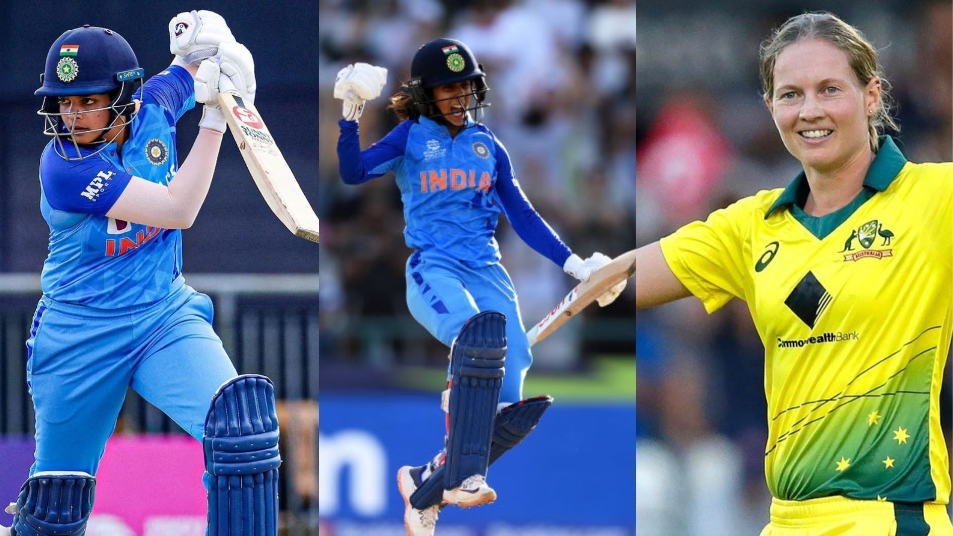 Jemimah Rodrigues, Meg Lanning (R) and Shafali Verma (L) were the Delhi Capitals