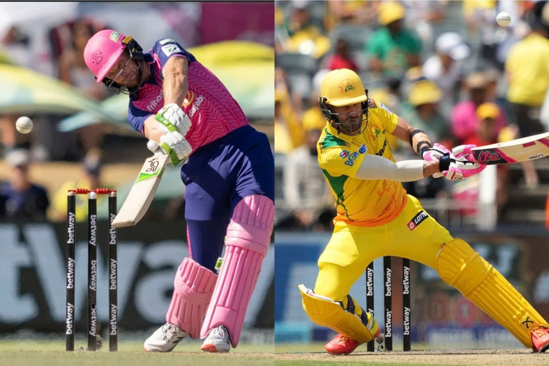 Jos Buttler (L) and Faf Du Plessis (R) scored the most runs in SA20