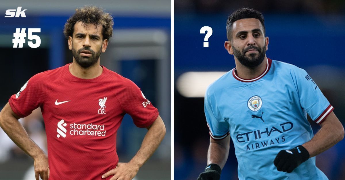 Mohamed Salah (left) and Riyad Mahrez (right)