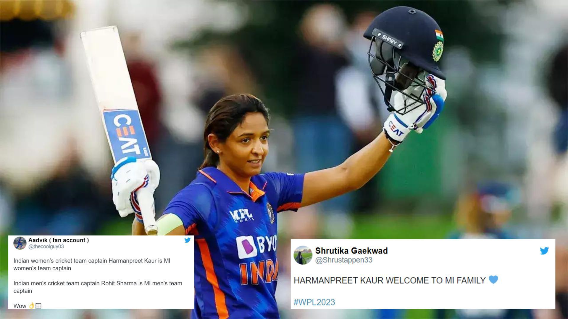 Harmanpreet Kaur might also lead the MI side in the WPL 2023. (P.C.:Twitter)