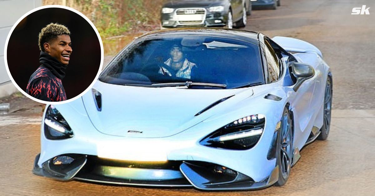 Marcus Rashford was driving his car with the wrong registration plate