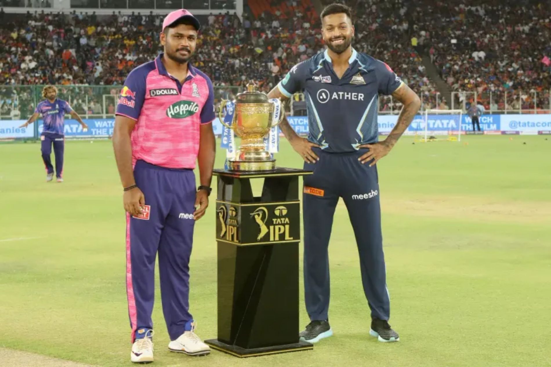 Sanju Samson (left) and Hardik Pandya. Pic: BCCI