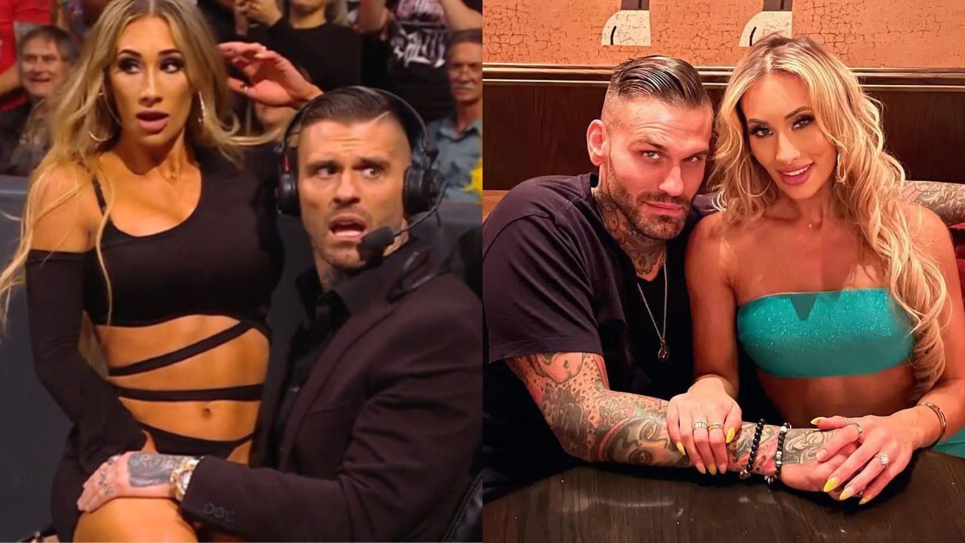 Corey Graves and Carmella are currently on WWE RAW.