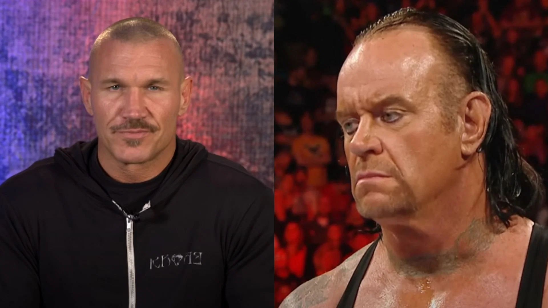 Randy Orton (left); The Undertaker (right)