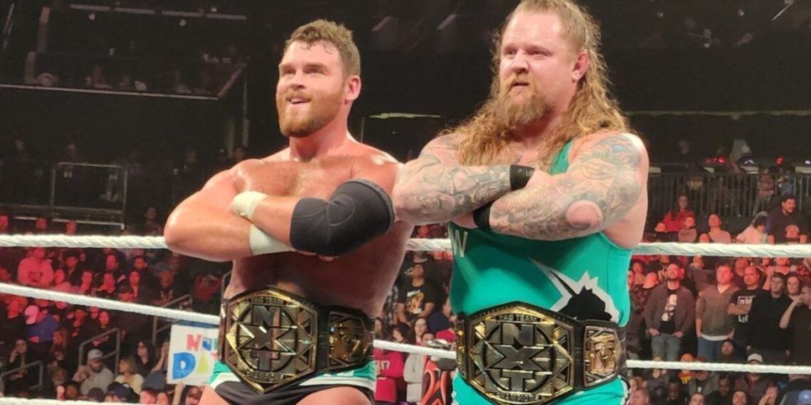 Gallus captured the NXT Tag Team Titles at Vengeance Day 2023