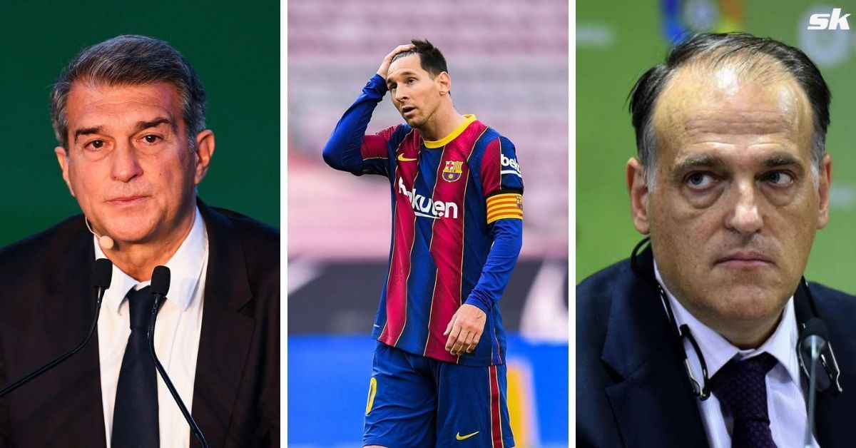 Javier Tebas did not want Lionel Messi playing for Barcelona?