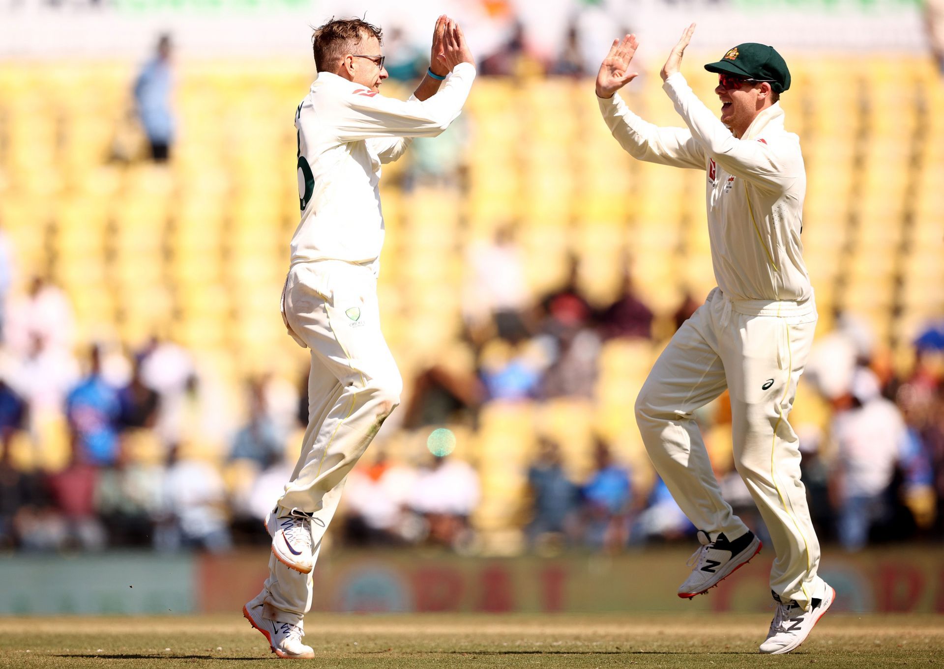 Todd Murphy and Steve Smith. (Image Credits: Getty)