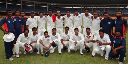 The victorious Karnataka Ranji Trophy team!