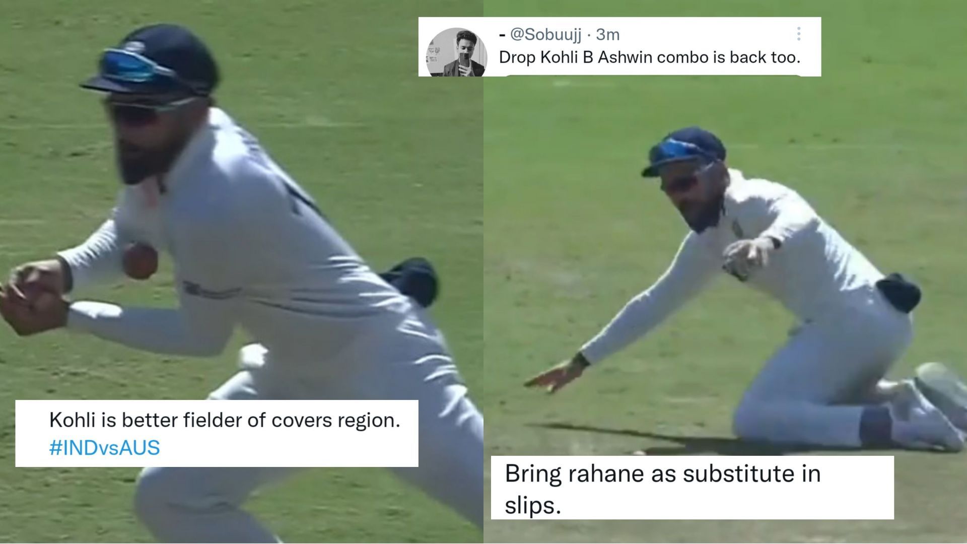 Virat Kohli dropped David Warner