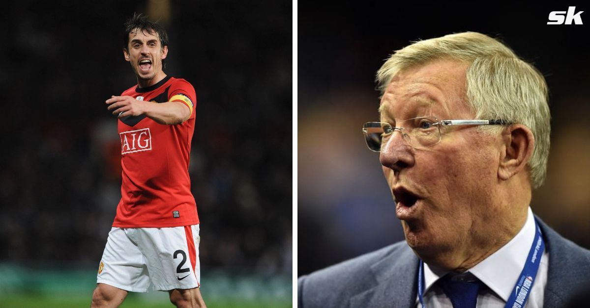 Gary Neville and Sir Alex Ferguson