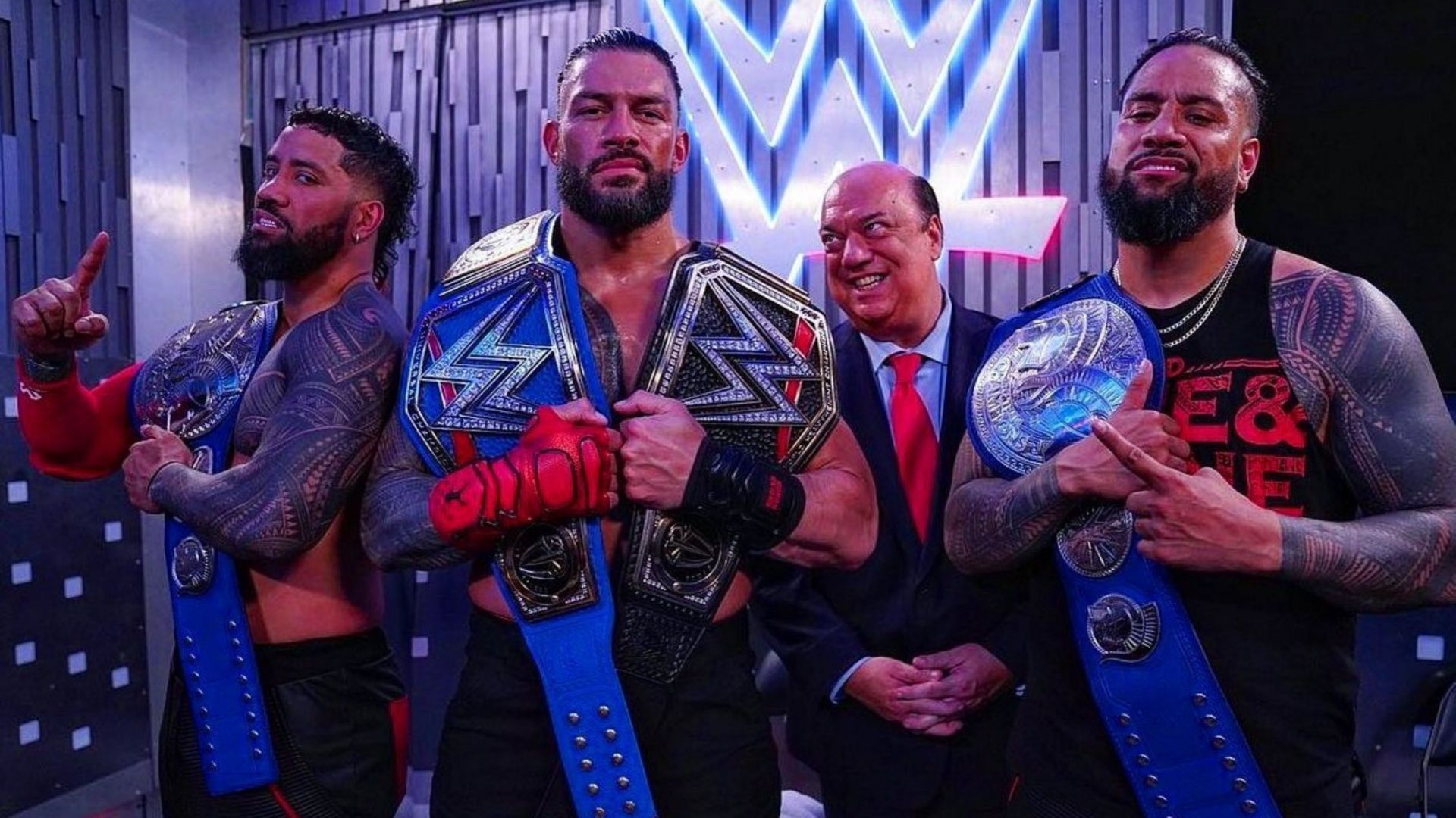 Undisputed WWE Universal Champion Roman Reigns is the leader of The Bloodline