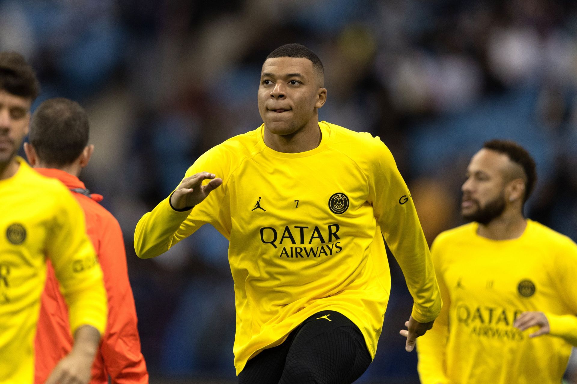 Kylian Mbappe is in a race against time to be fit to face Bayern Munich.