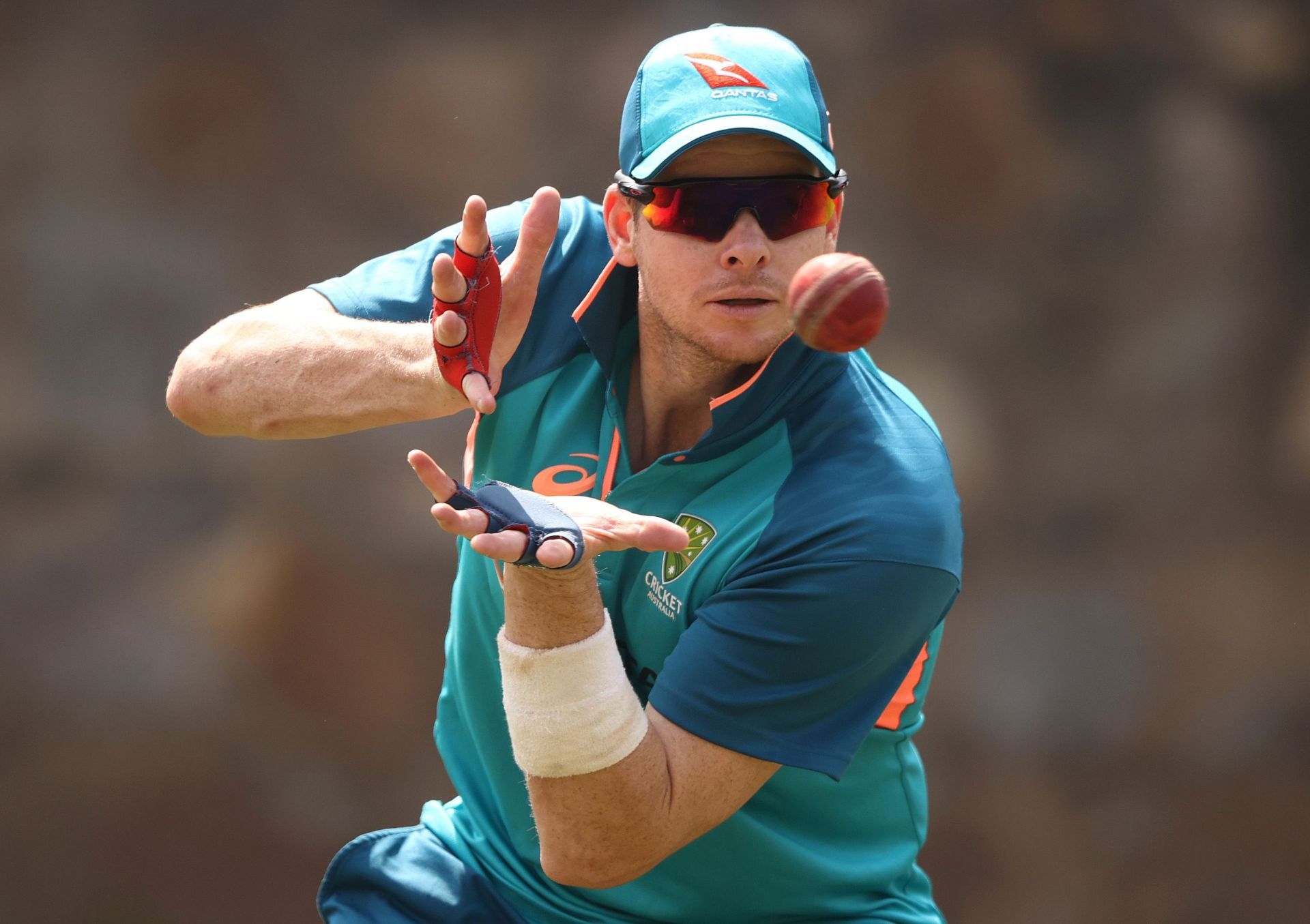 Steve Smith during a practice session (Pic: Getty Images)