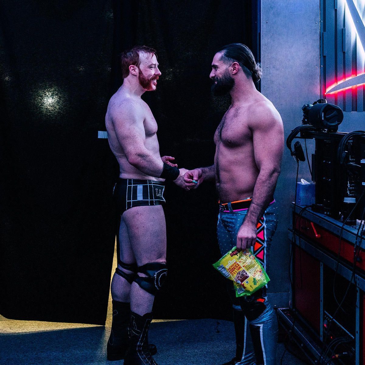 Sheamus and Seth Rollins