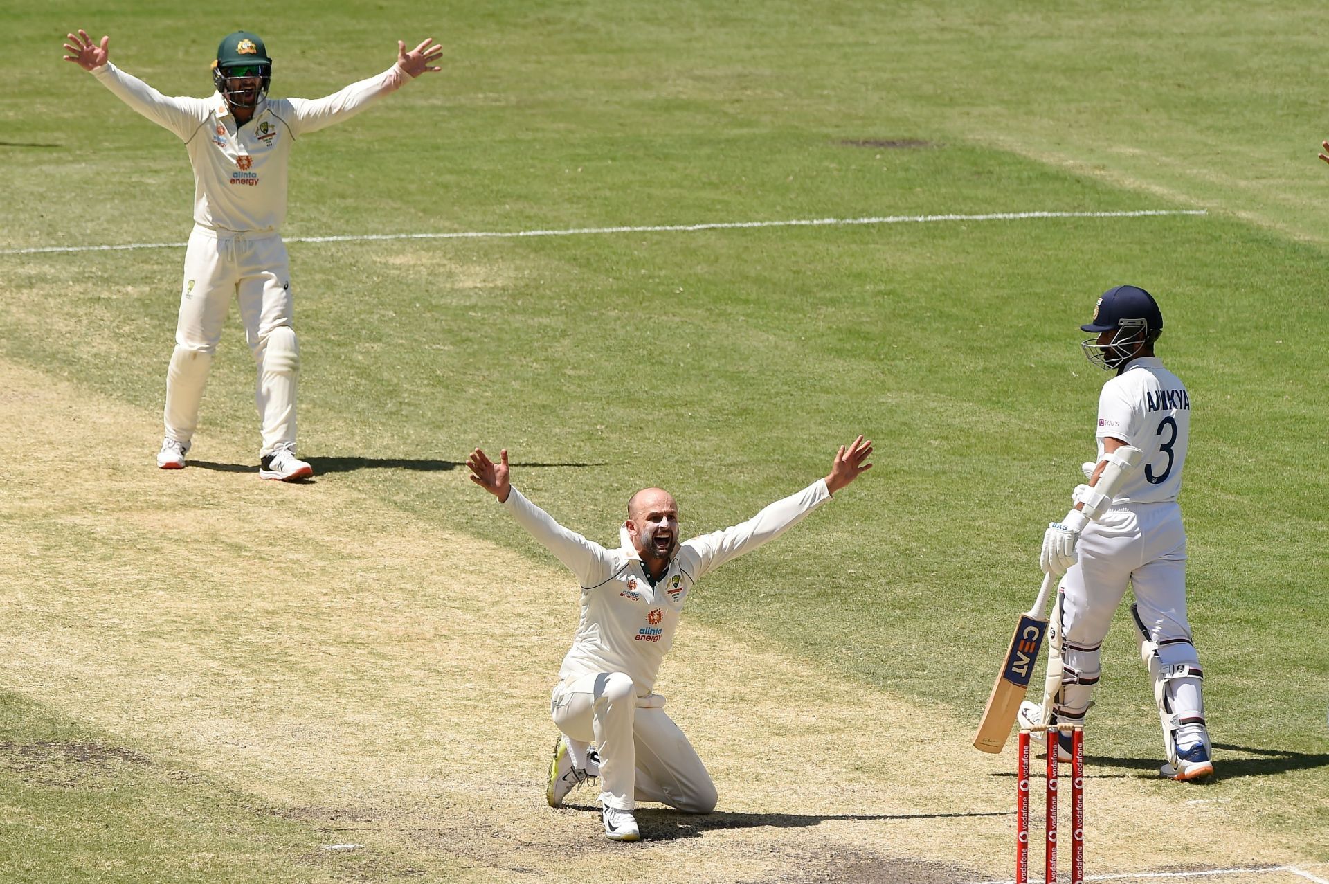 Seasoned Australian off-spinner Nathan Lyon can be a threat to India’s batters. Pic: Getty Images