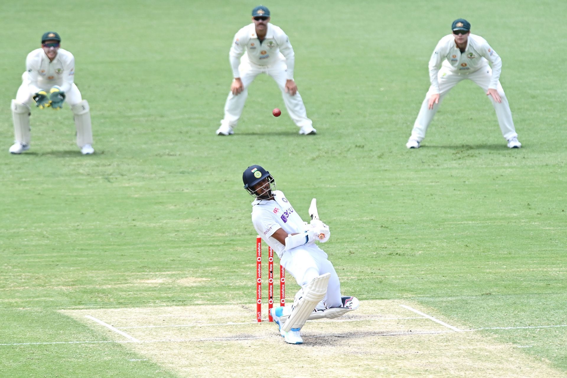 Washington Sundar against Australia