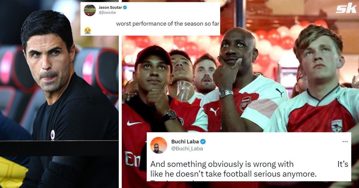 Arsenal fans slam Ben White after Everton loss.
