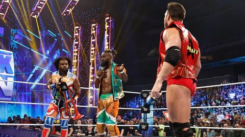 LA Knight's moment was destroyed by The New Day on WWE SmackDown.