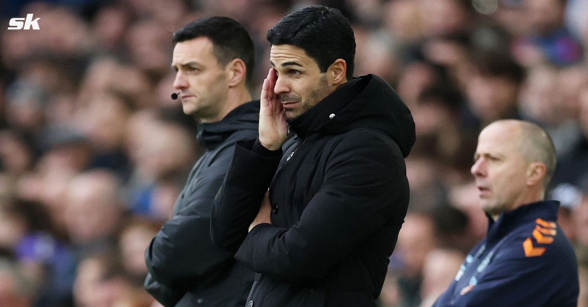 Arteta makes blunder is post-match interview after loss to Everton.