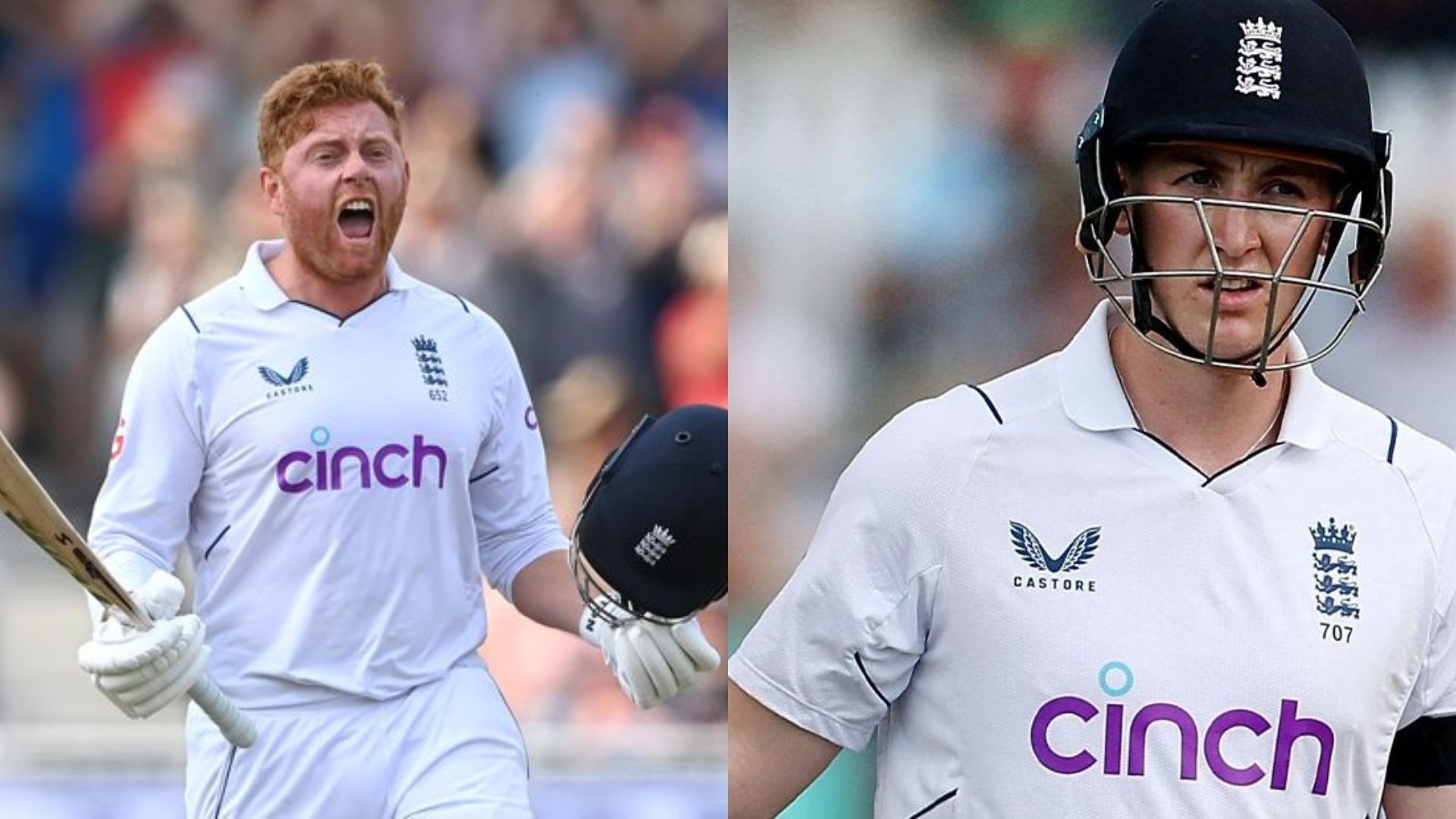 Jonny Bairstow (L) &amp; Harry Brook (P.C.:Twitter)