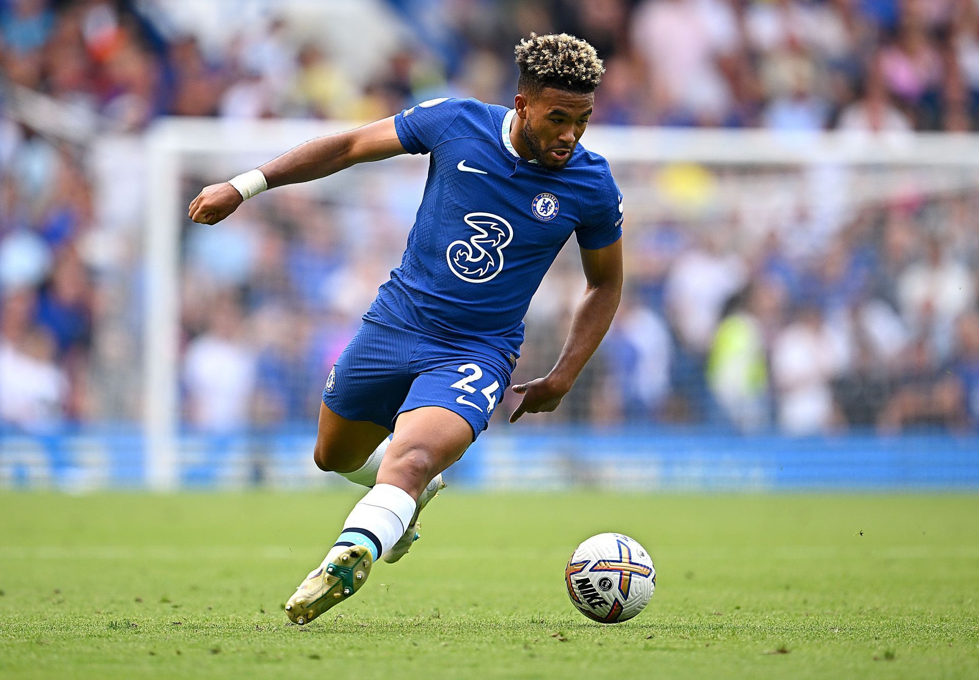 James wore the captain's armband for the Blues against Tottenham Hotspur