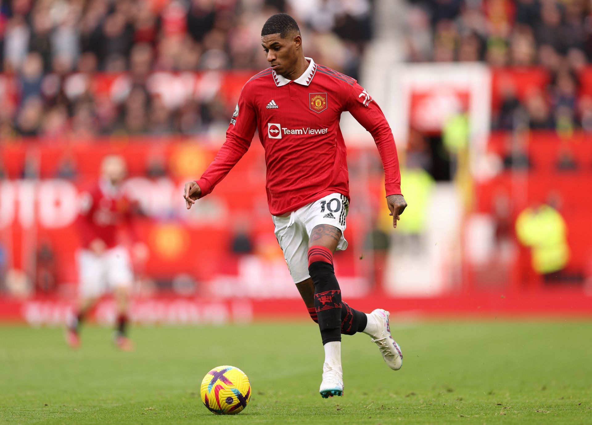 Marcus Rashford - Manchester United v Leicester City - Premier League 2022-23 campaign