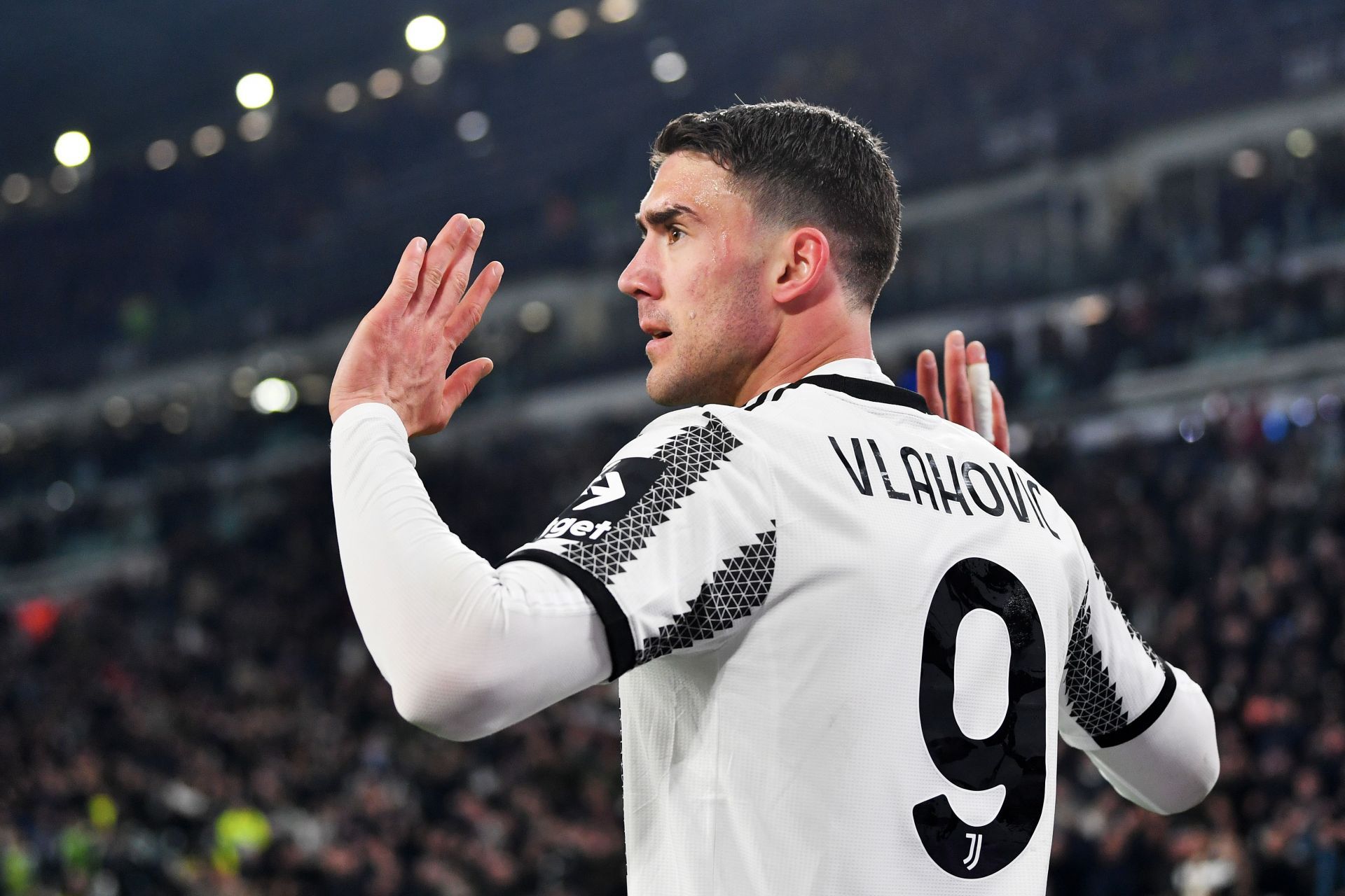 Dusan Vlahovic has admirers at the Santiago Bernabeu.