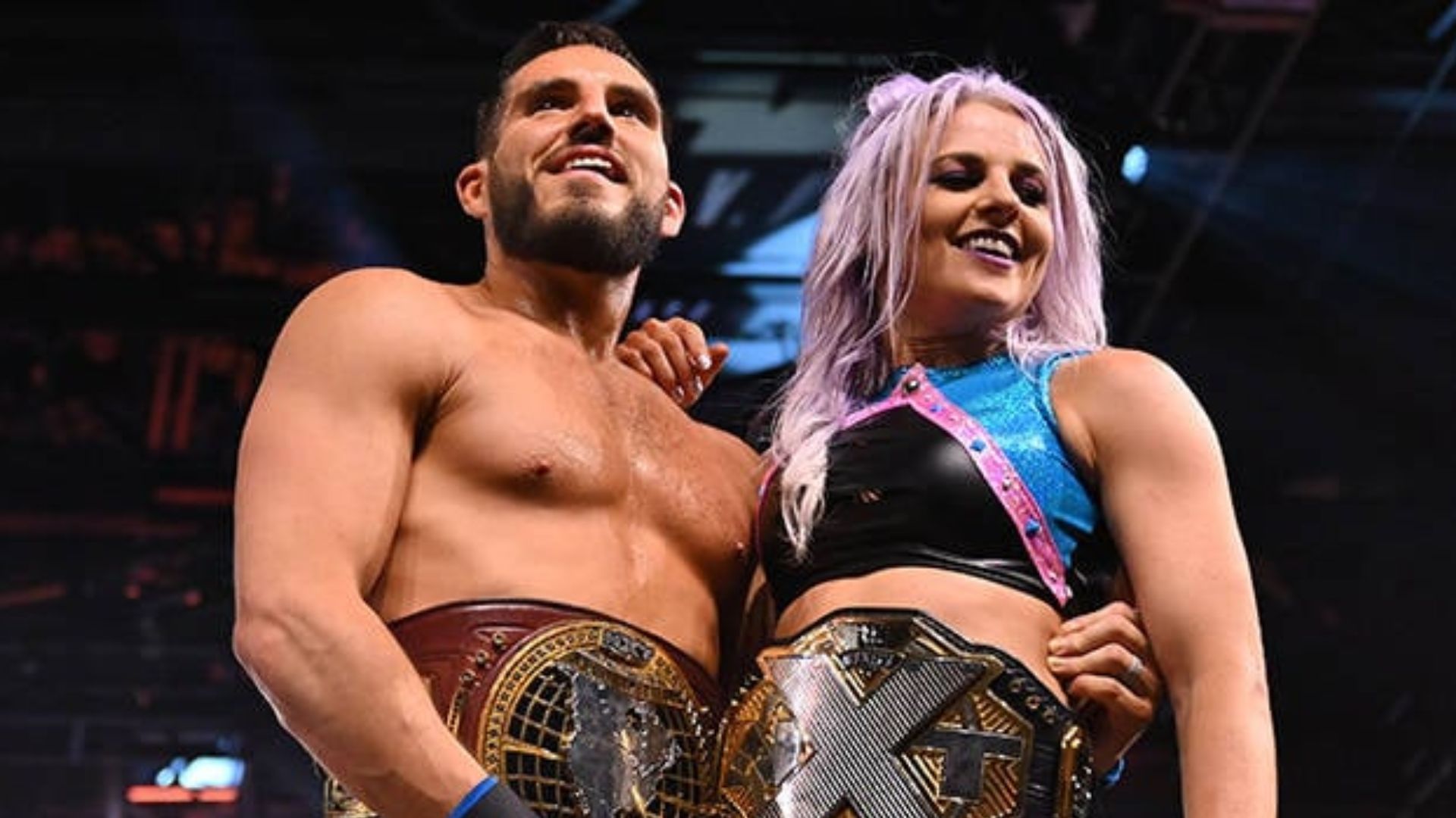 Johnny Gargano and Candice LeRae 