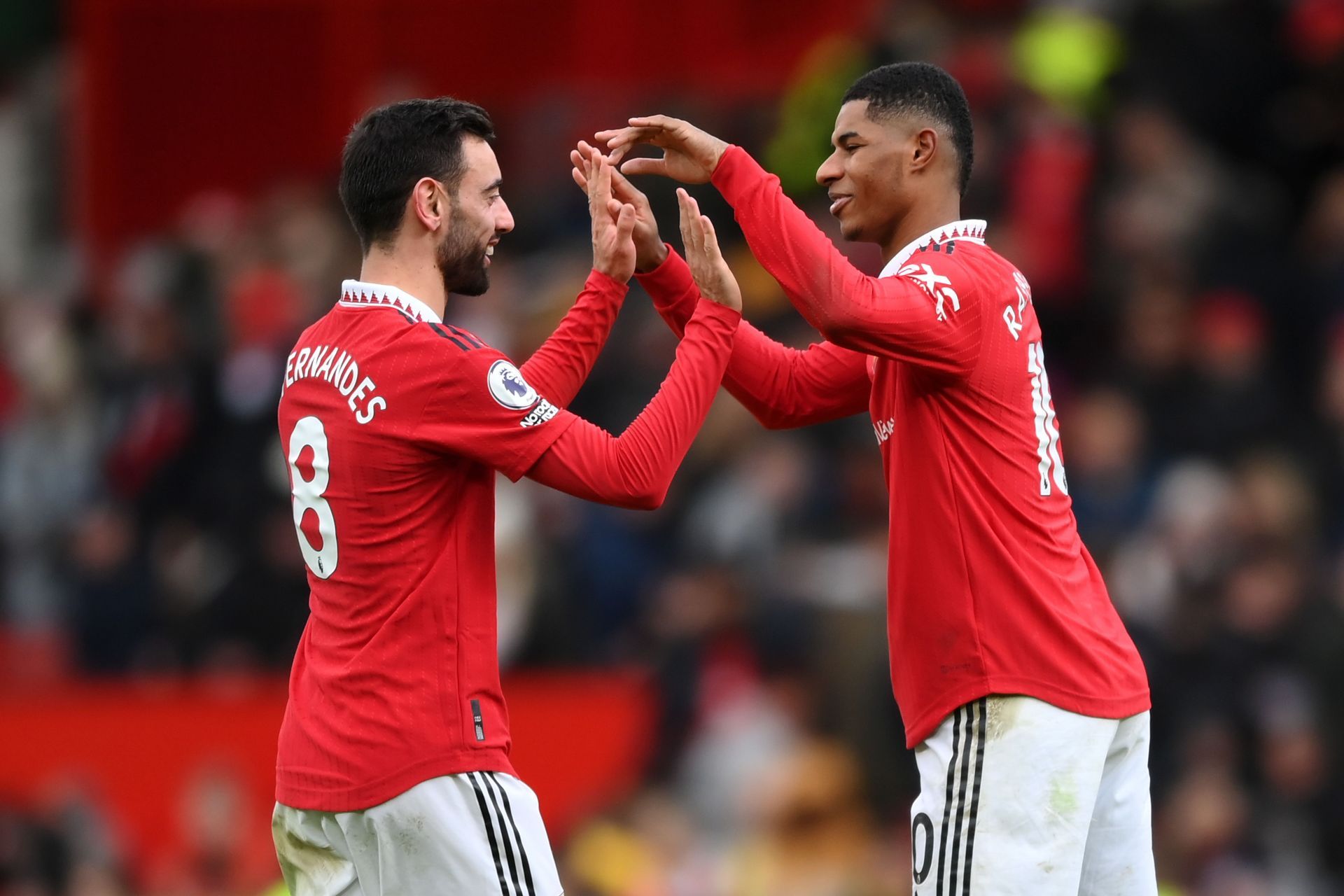 The duo have been in great form for United this season.