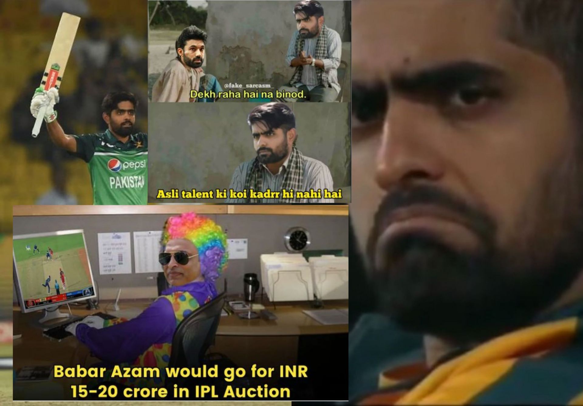 Fans react after Babar Azam went unsold in The Hundred draft. 