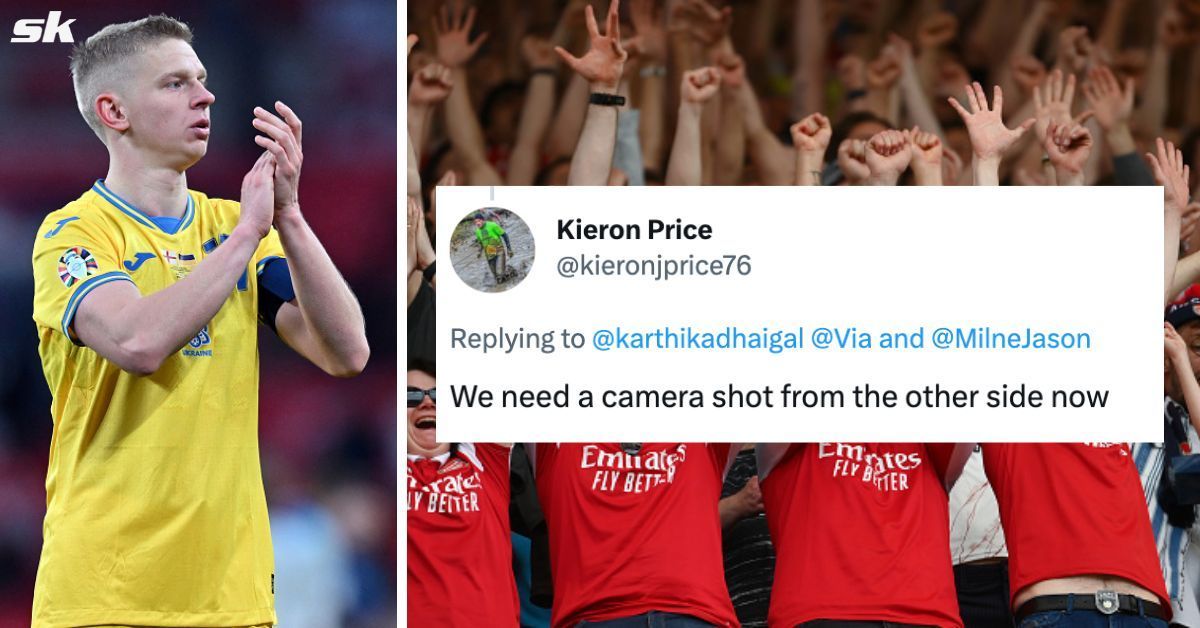 Arsenal star Oleksandr Zinchenko was up against England