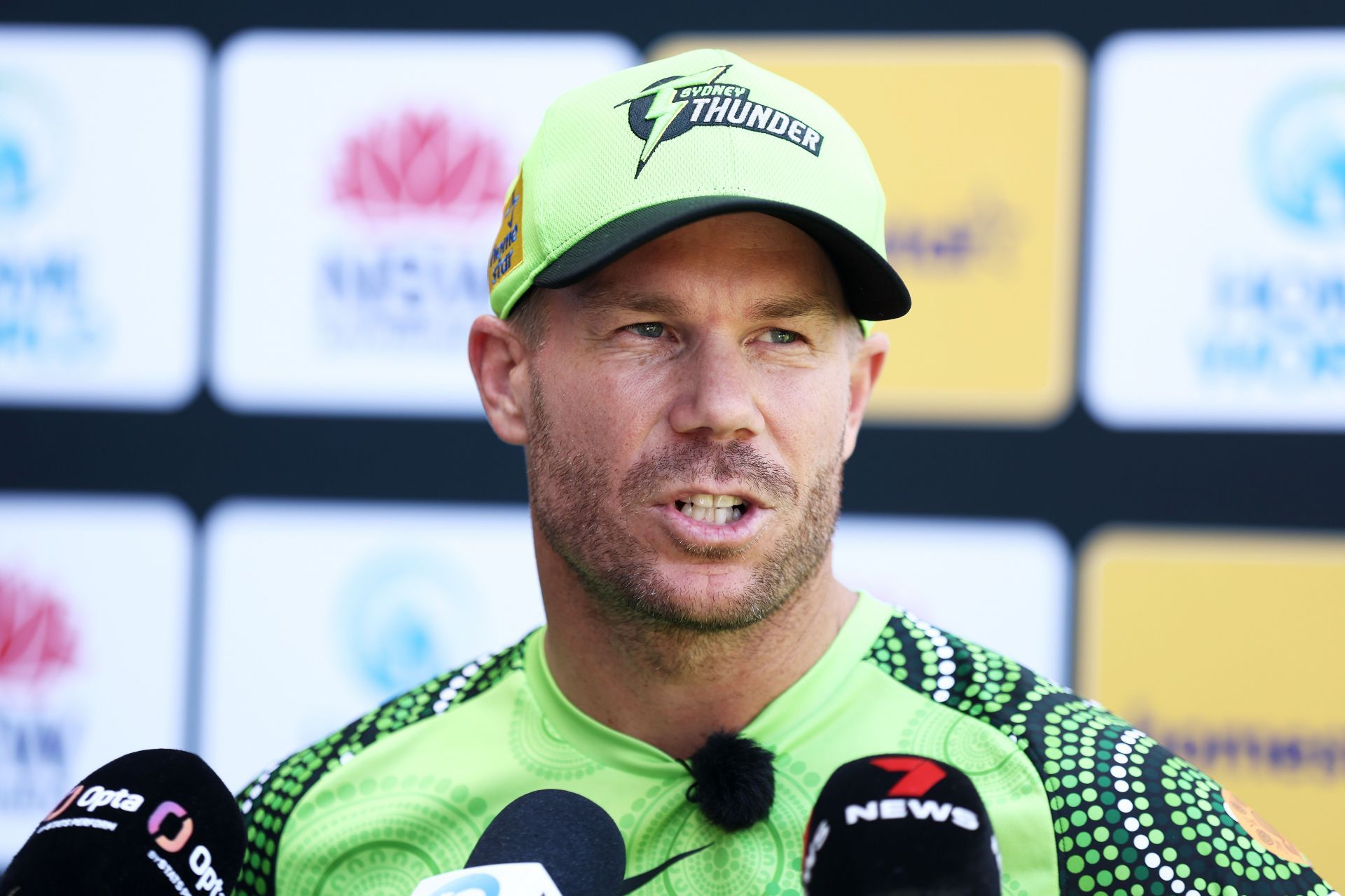 David Warner. (Credits: Getty)