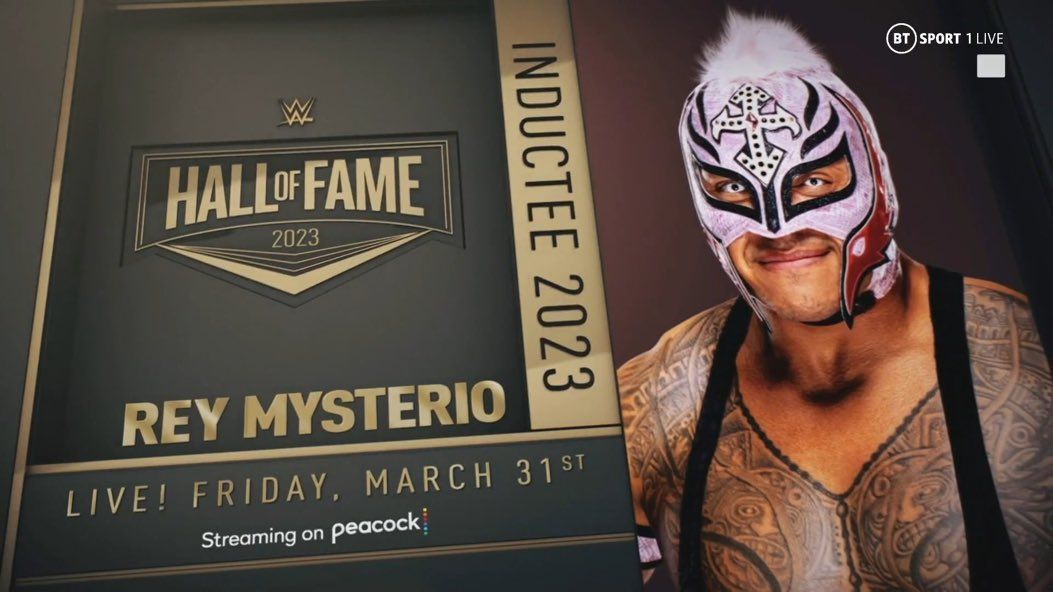 Rey Mysterio is being inducted in the 2023 Hall of Fame