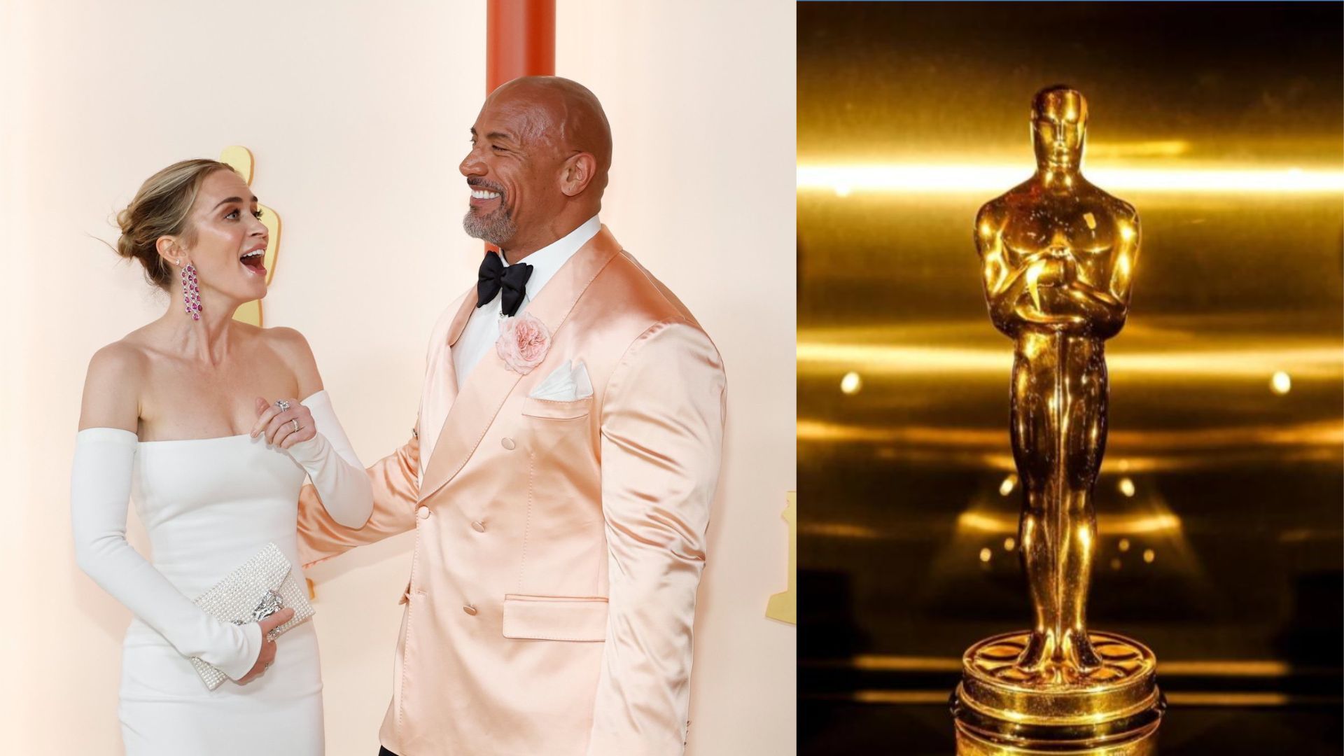 Notable actors Dwayne Johnson and Emily Blunt 