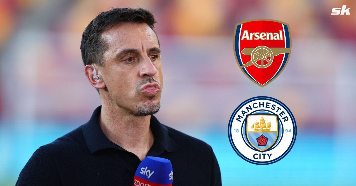 Gary Neville made new Arsenal and Manchester City prediction