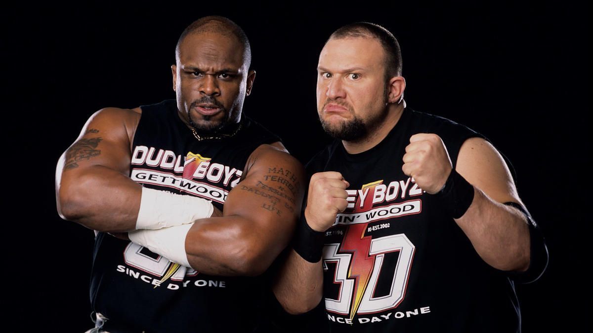 D-Von Dudley (left); Bubba Ray Dudley (right)