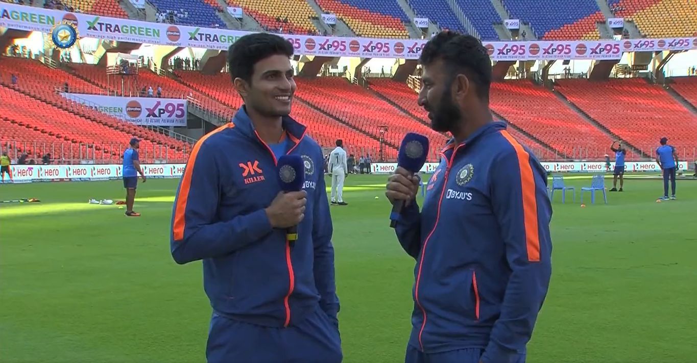 Shubman Gill, Cheteshwar Pujara