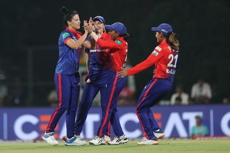 Delhi Capitals registered an easy win against Gujarat Giants (Image Courtesy: WPLT20.com)