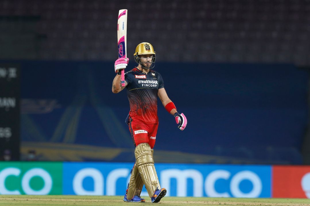 Faf Du Plessis led RCB in IPL 2022