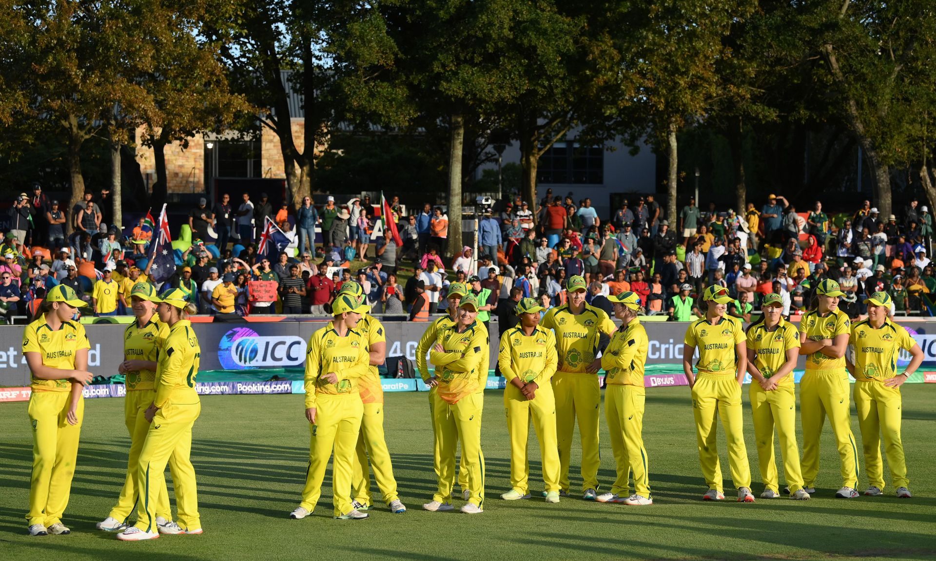 Australian women's team seems unfazed by the challenge of playing in any set of conditions (Image: Getty)