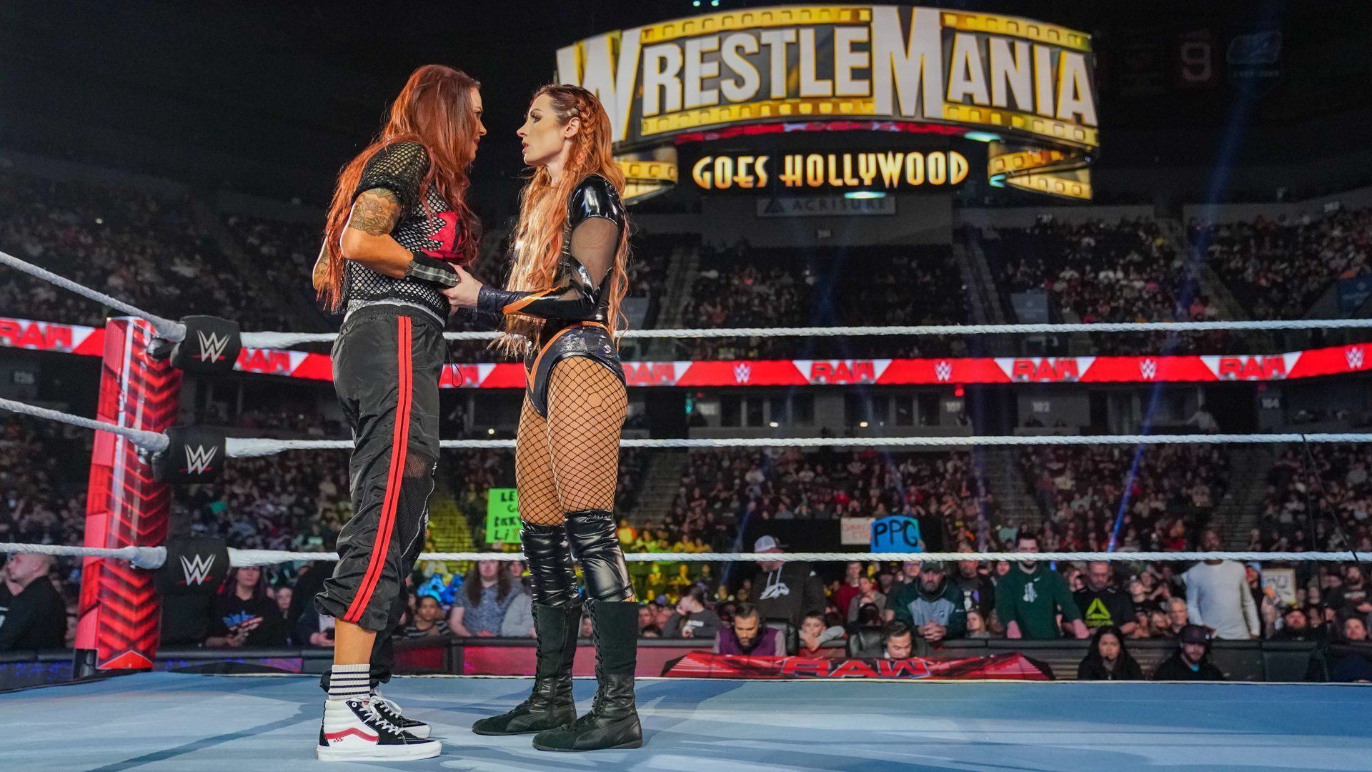 Lita and Becky Lynch on RAW