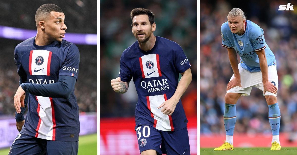 Lionel Messi leads Kylian Mbappe &amp; Erling Haaland on goal contributions chart