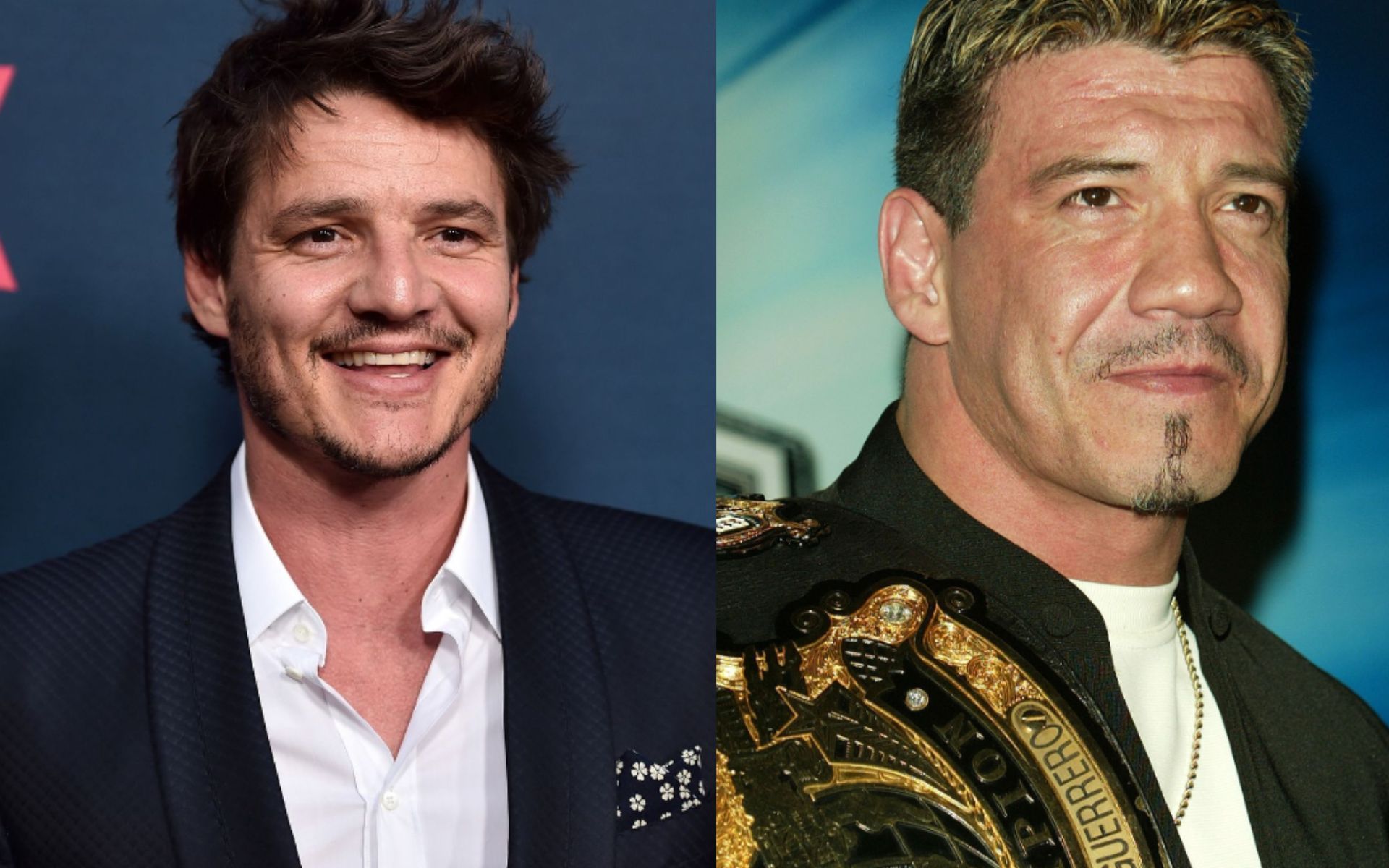 (Left) Pedro Pascal (Right) Eddie Guerrero