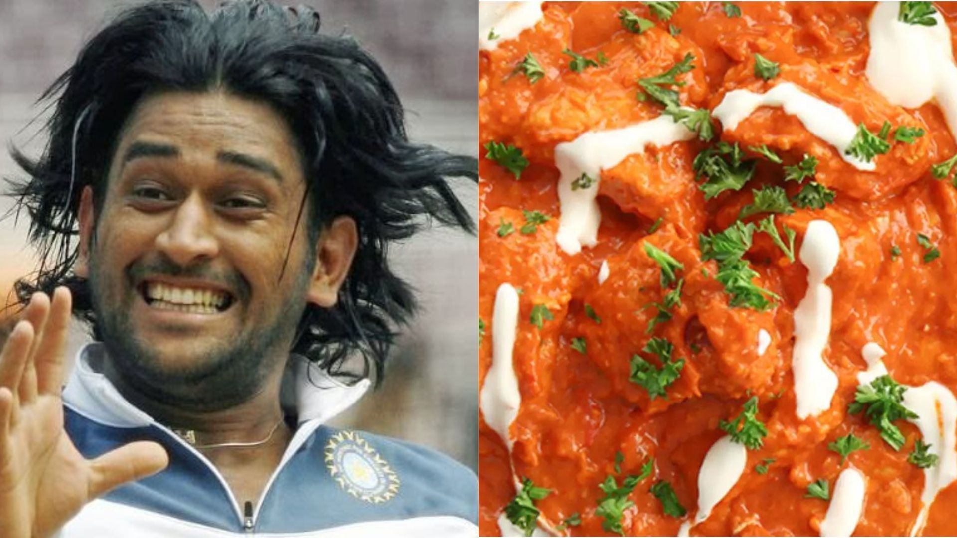 MS Dhoni (L) had a weird way of eating butter chicken, according to Uthappa (P.c.:Twitter)